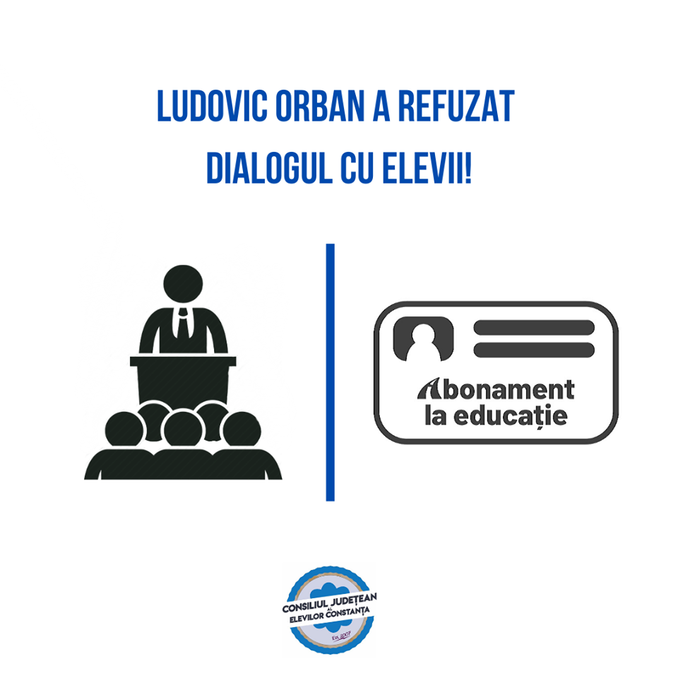 Liderul PNL, Ludovic Orban, a refuzat să poarte dialog cu elevii!