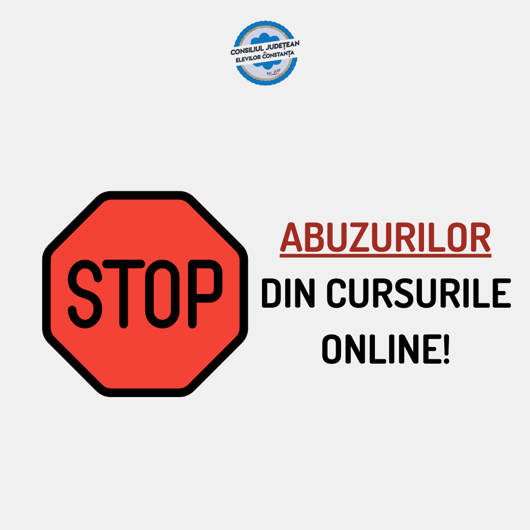 STOP abuzurilor din cursurile online!