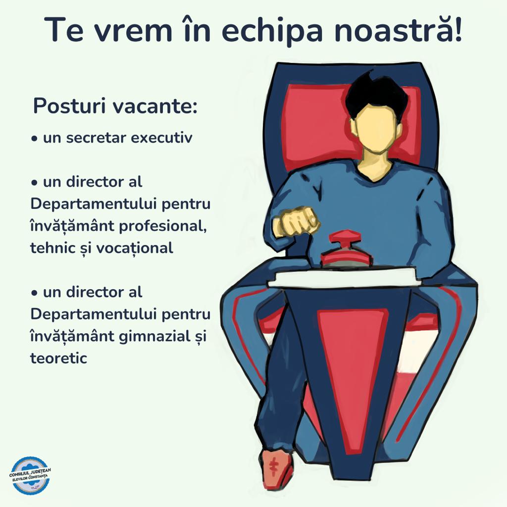 Te vrem în echipa noastră!