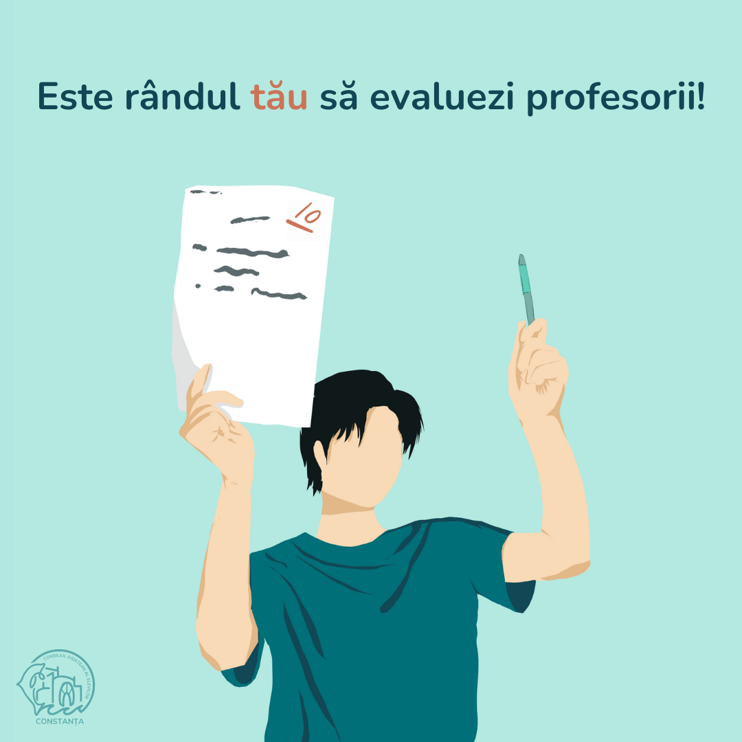 Este rândul tău să evaluezi profesorii!