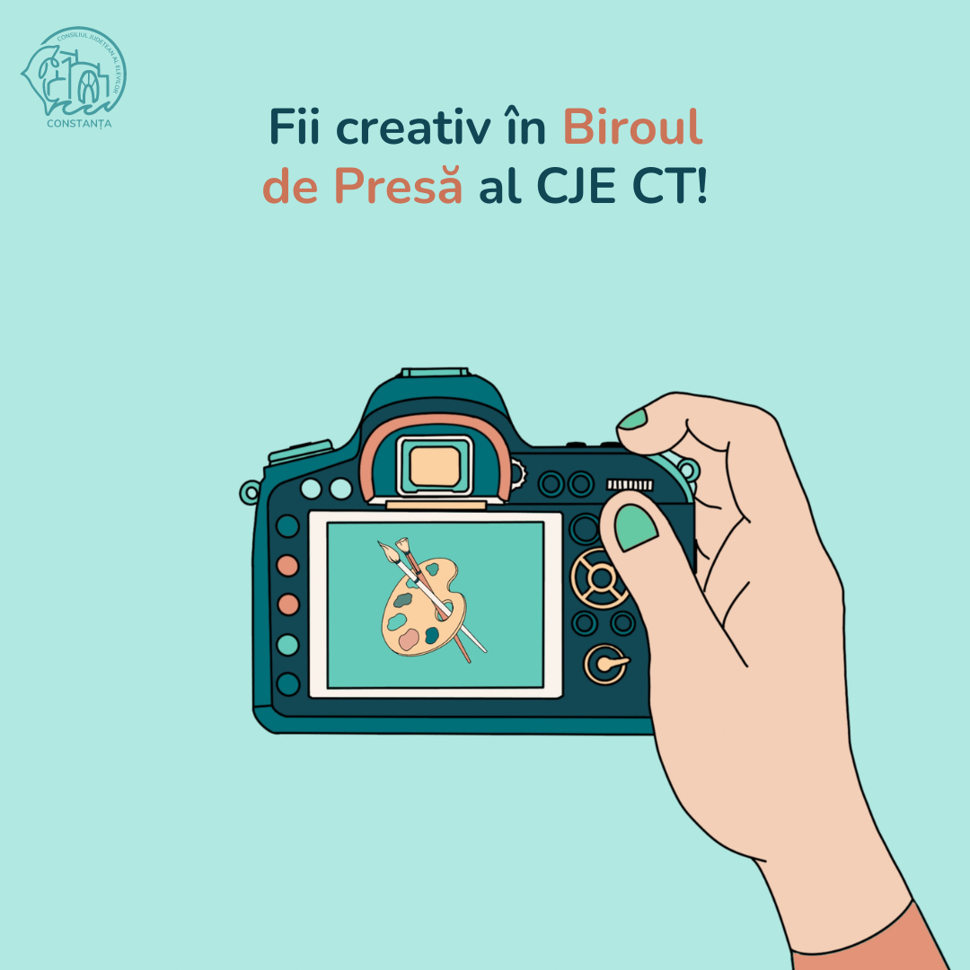 Fii creativ în Biroul de Presă al CJE CT!