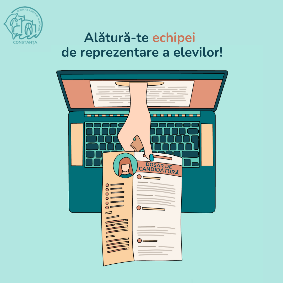 Alătură-te echipei de reprezentare a elevilor!