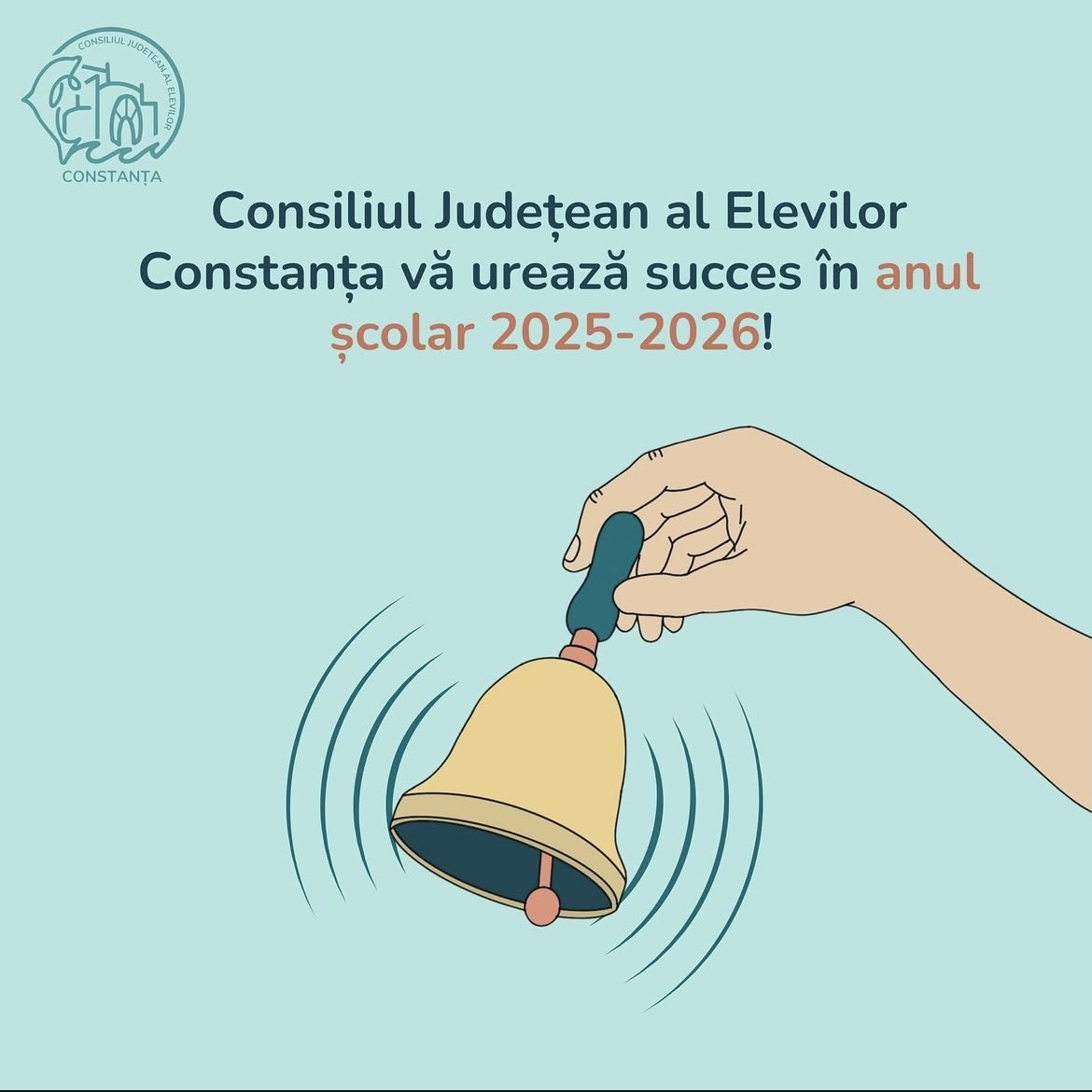 Consiliul Județean al Elevilor Constanța vă urează succes în anul școlar 2025-2026!